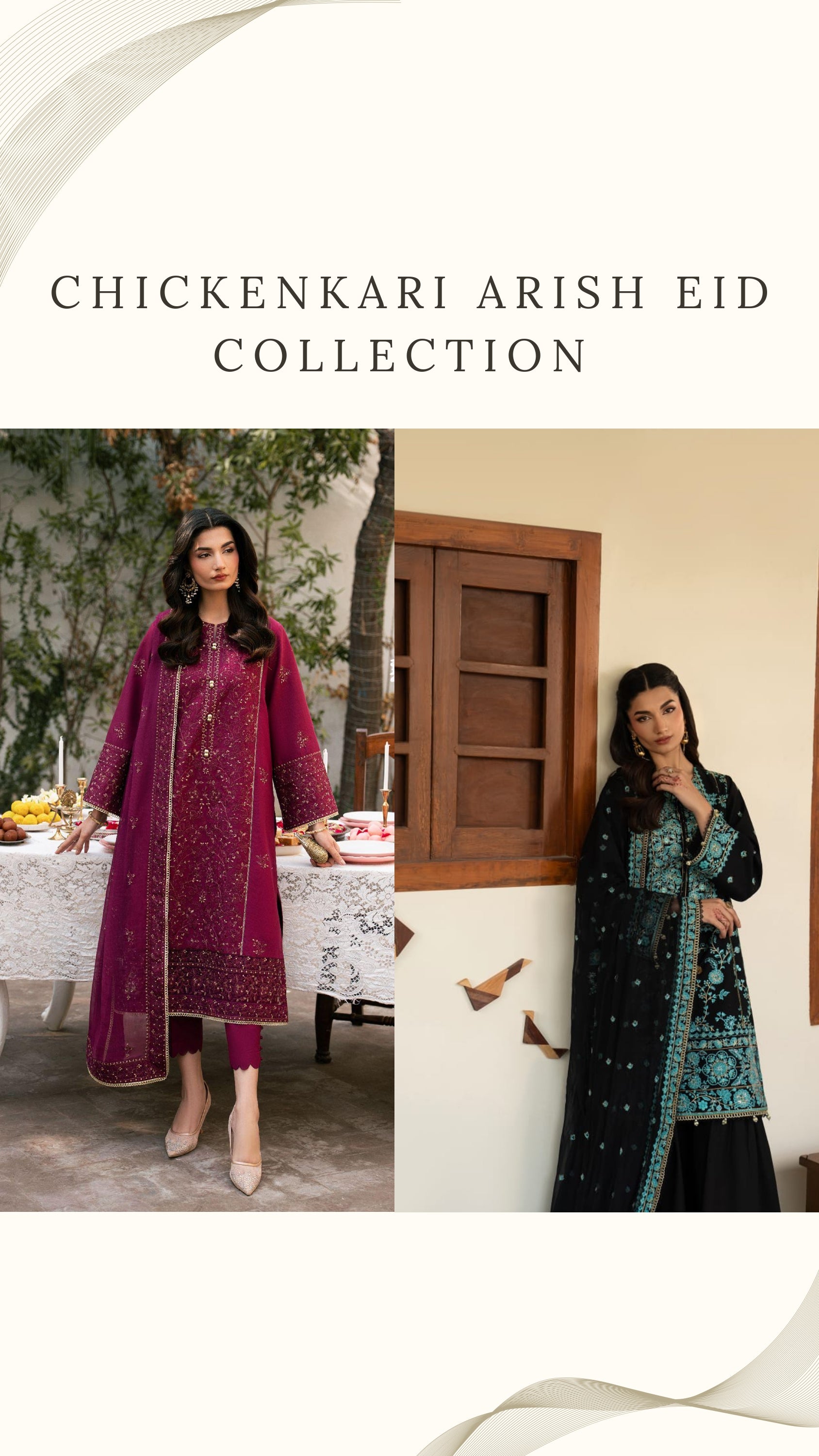 Chikankari Araish Eid Collection