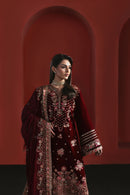 UN3PC-FRW25124 - Gulab - 3-Piece Suit