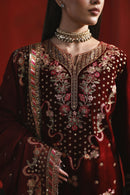 UN3PC-FRW25124 - Gulab - 3-Piece Suit