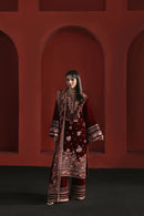 UN3PC-FRW25124 - Gulab - 3-Piece Suit
