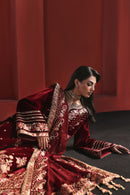 UN3PC-FRW25124 - Gulab - 3-Piece Suit