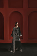 UN3PC-FRW25121 - Black rose - 3-Piece Suit