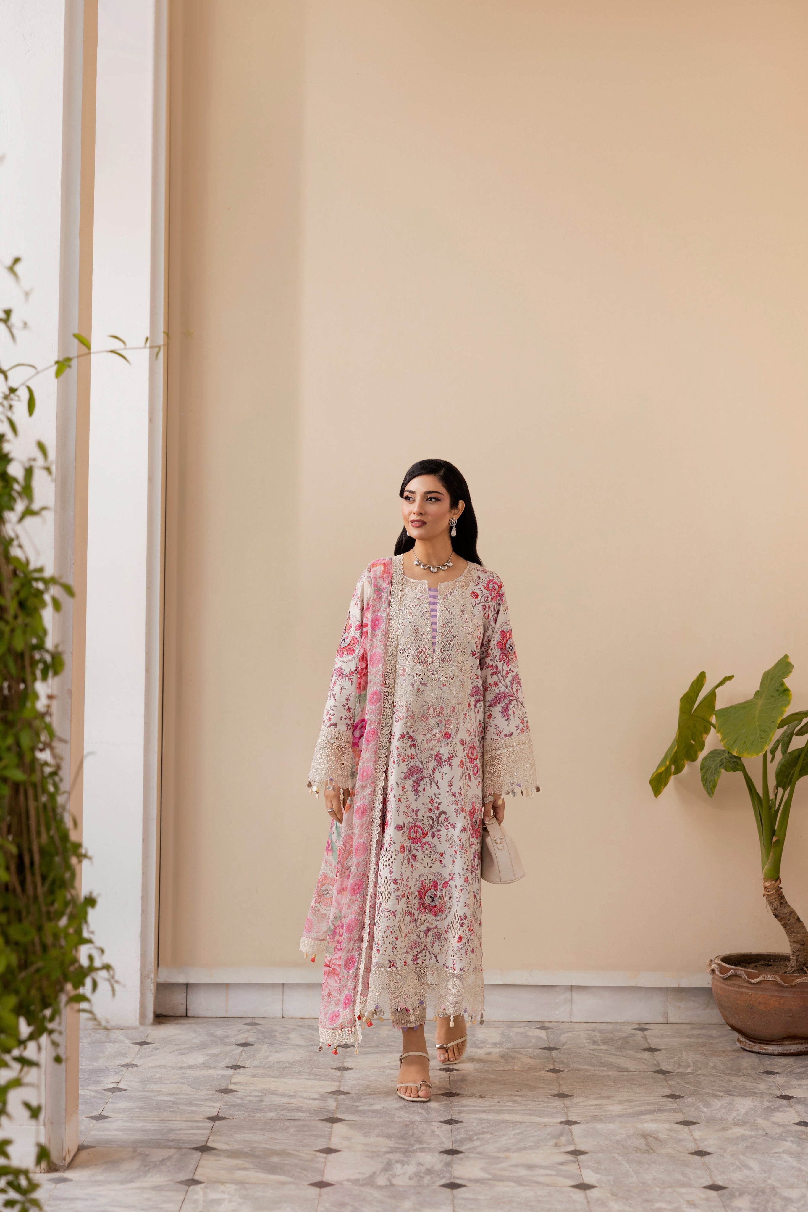 Snowy Rose- Summer collection 3 piece