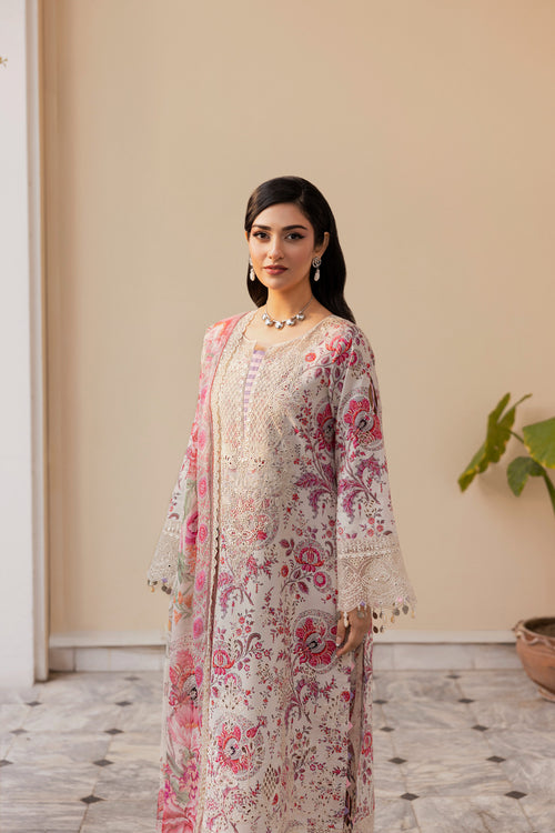 Snowy Rose- Summer collection 3 piece