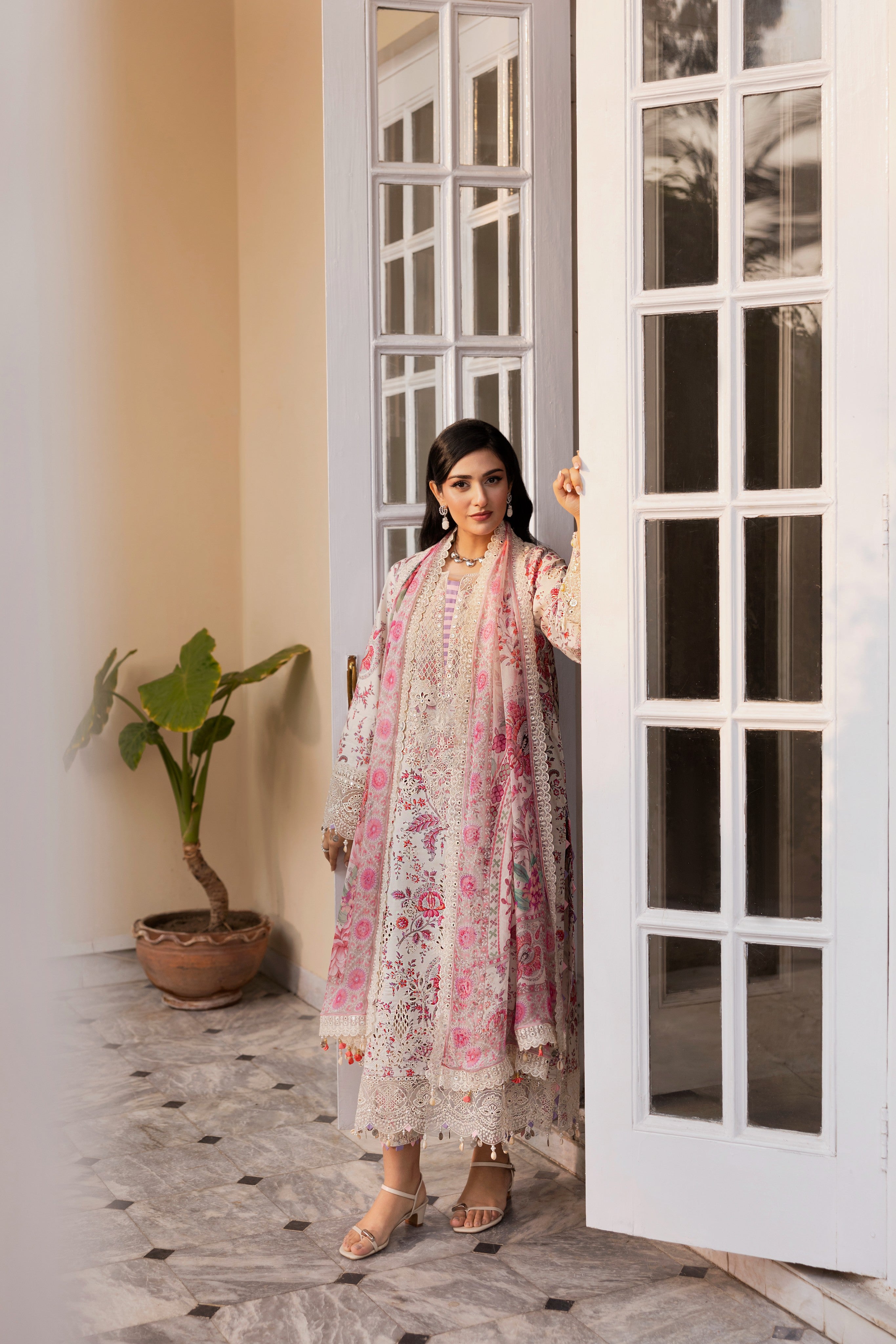 Snowy Rose- Summer collection 3 piece