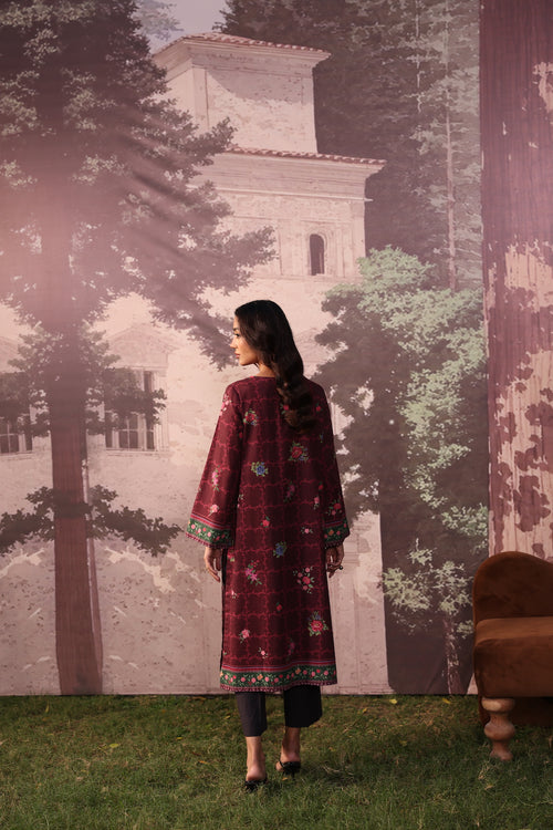 PE1PC-FRW2556 - Mauve Wine - Dailywear 1-Piece Shirt