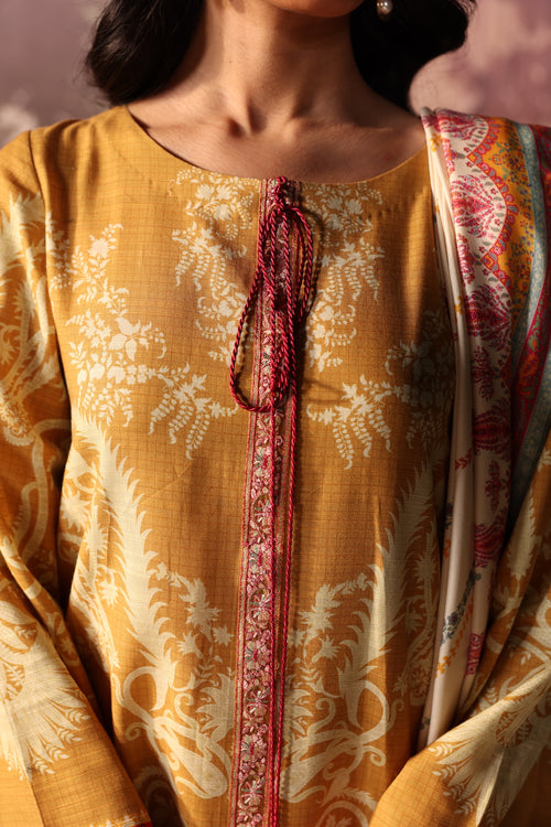 UN3PC-FRW2587 - kashmiri - Dailywear 3-Piece suit