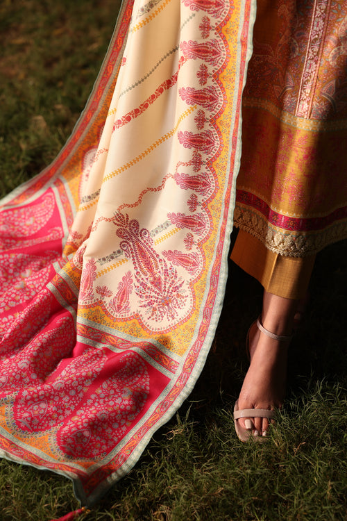 UN3PC-FRW2587 - kashmiri - Dailywear 3-Piece suit