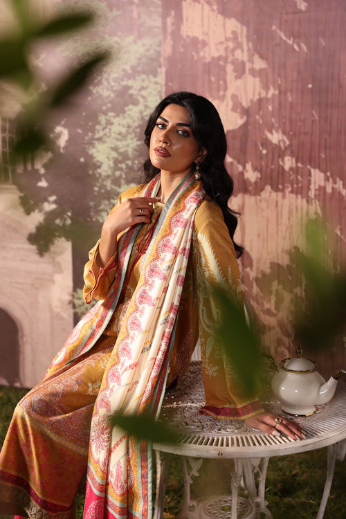 UN3PC-FRW2587 - kashmiri - Dailywear 3-Piece suit