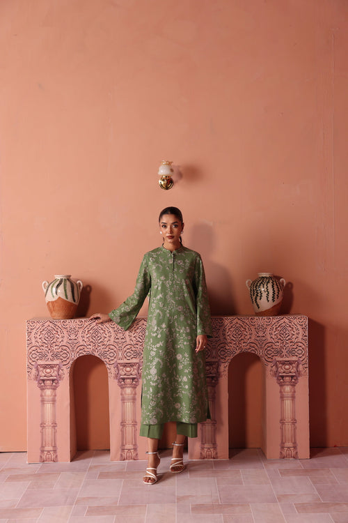 Emerald mist-dailywear-2 piece suit