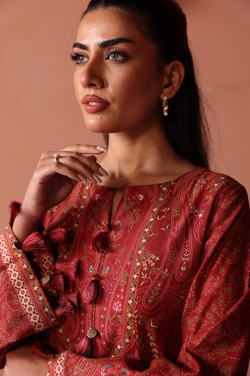 UN2PC-FRW2580 - kantha - Dailywear 2-Piece Suit