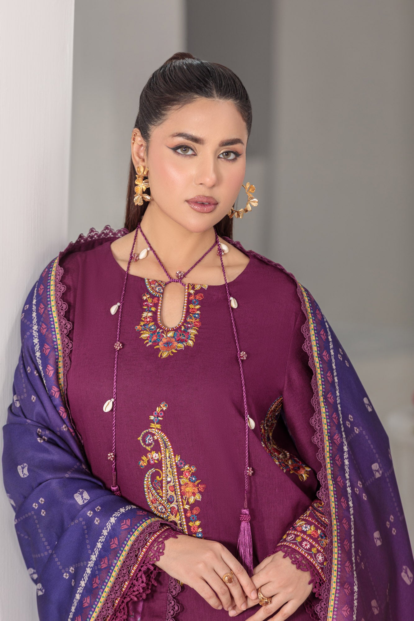 FRW2584-Plum mist– premium 3-Piece Suit