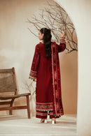 [UN3PC-FRW25110] Brick Red(Maroon) – Signature Peach Leather 3-Piece Suit