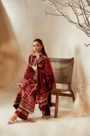 [UN3PC-FRW25110] Brick Red(Maroon) – Signature Peach Leather 3-Piece Suit