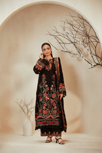 [UN3PC-FRW25106] Dusky Dark (Black) – Signature Peach Leather 3-Piece Suit