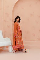 [UN3PC-FRW25112] Apricot(Orange) – Signature Peach Leather 3-Piece Suit