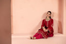 Nahla (Hot Pink) –  Signature Embroidered Velvet Shirt